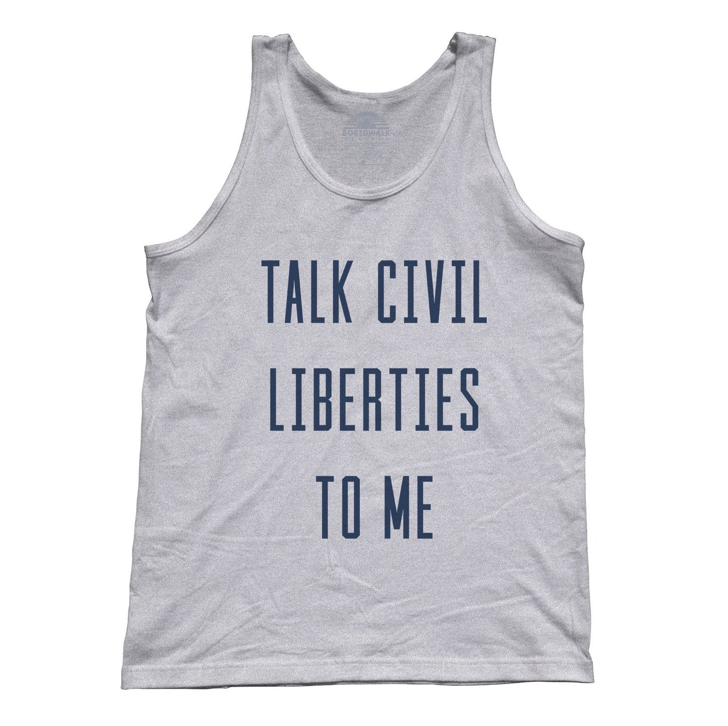 Unisex Talk Civil Liberties to Me Tank Top - Anti Trump Shirt