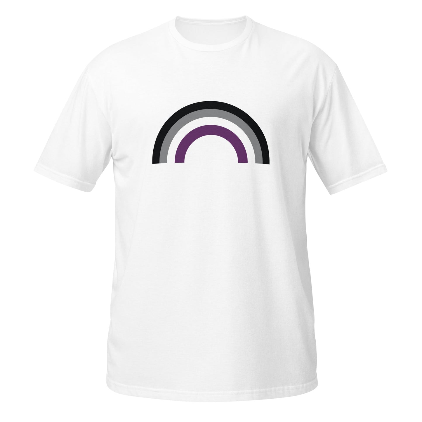 Asexual Rainbow Arch Unisex Softstyle T-Shirt