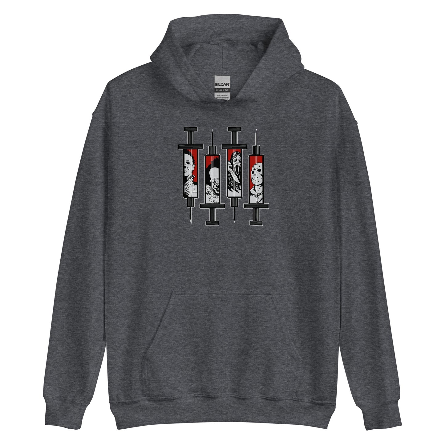 Horror Movie Syringes Hoodie
