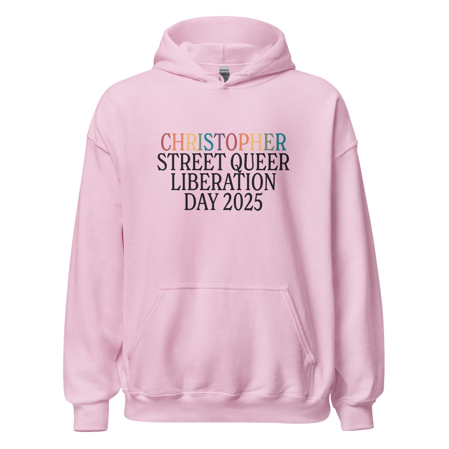 Christopher Street Queer Liberation Day 2025/Pride Is Going Back To The Roots Unisex Hoodie