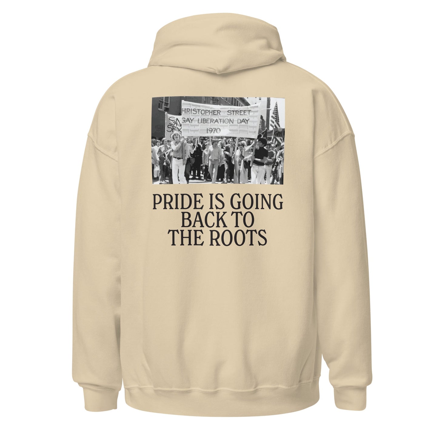Christopher Street Queer Liberation Day 2025/Pride Is Going Back To The Roots Unisex Hoodie