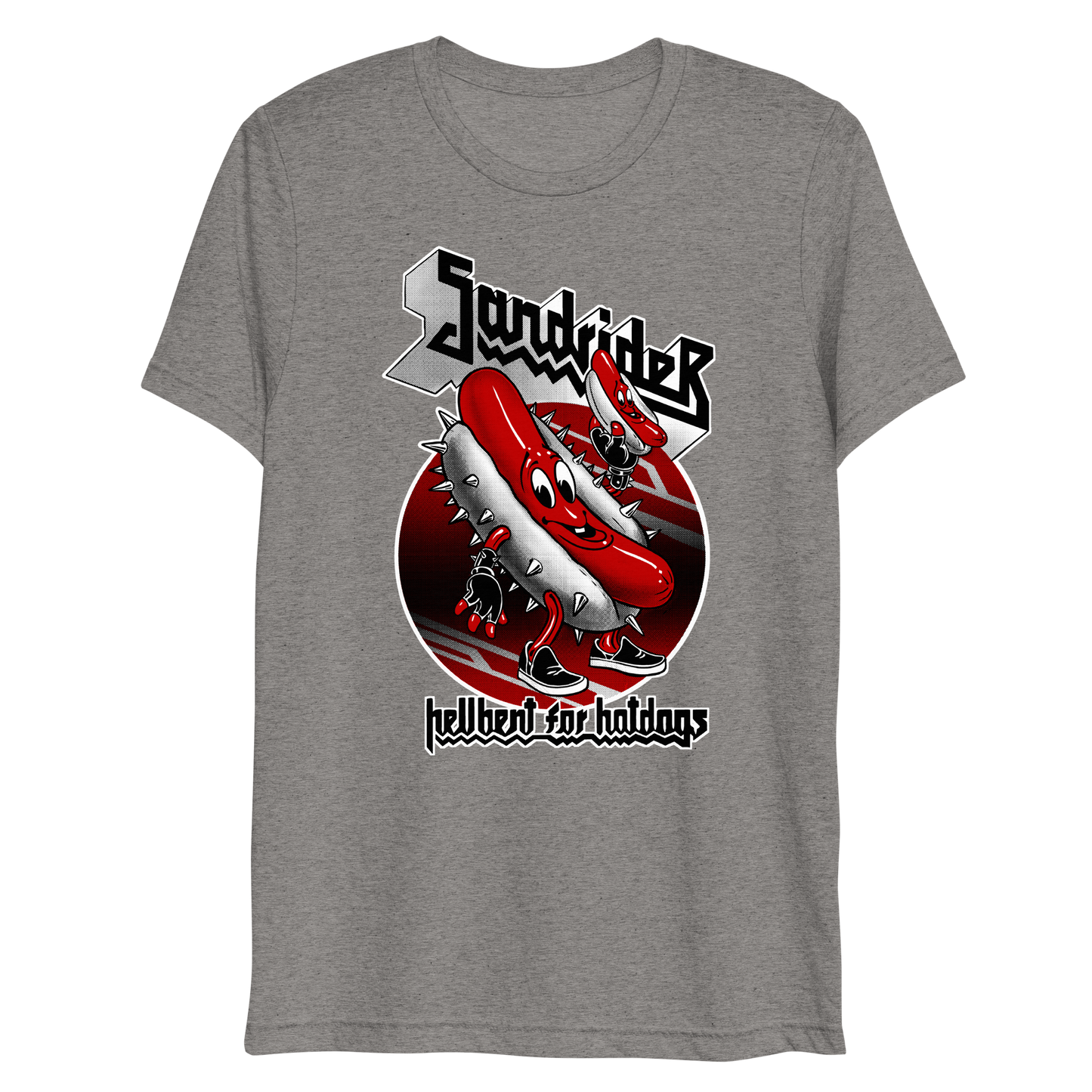 SANDRIDER Hellbent For Hotdogs Tri-blend Shirt