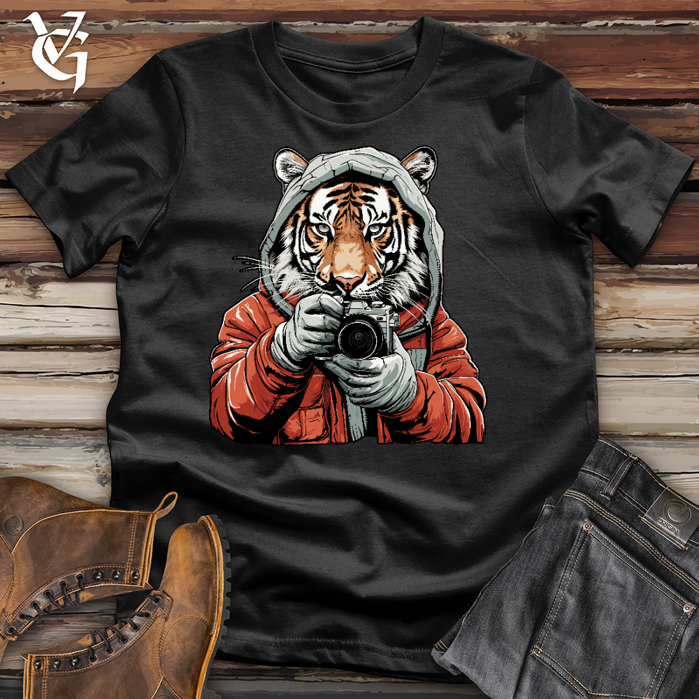 Tiger Photographer Cotton Tee