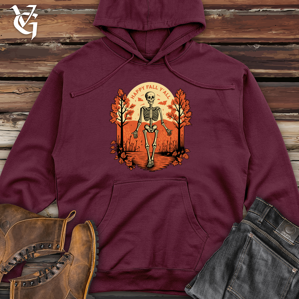 Vintage Fall Festivities Midweight Hooded Sweatshirt