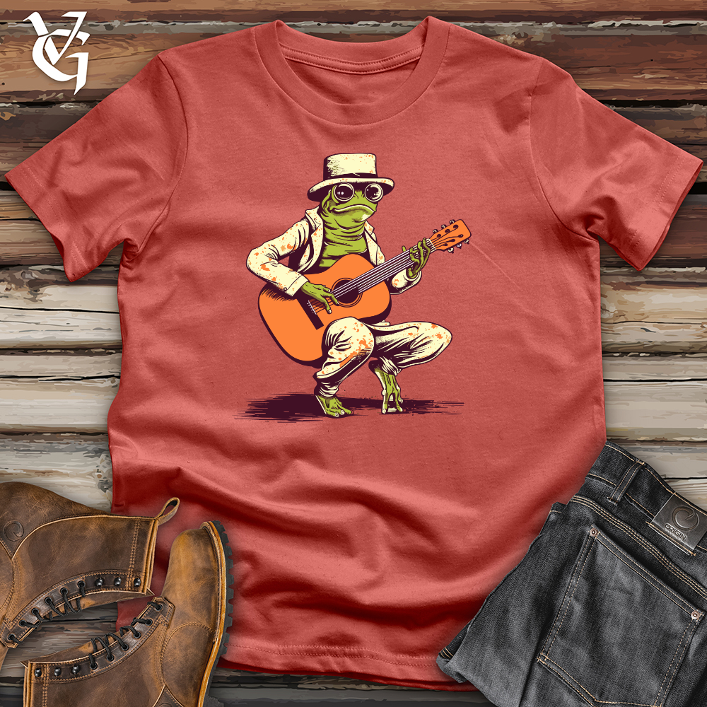Vintage Guitar Frog Cotton Tee