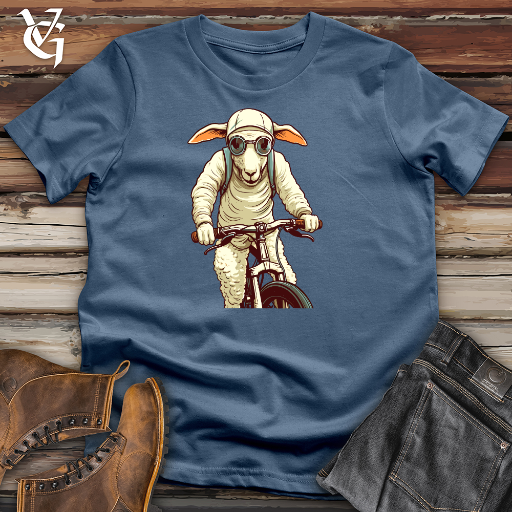 Sheep Pedal Power Cycle Tour Cotton Tee