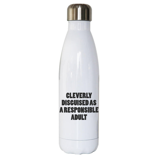 Cleverly disguised funny water bottle stainless steel reusable
