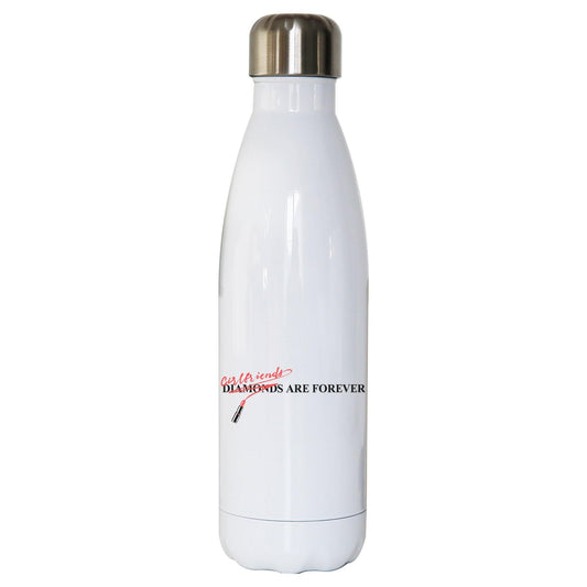 Diamonds illustration design water bottle stainless steel reusable