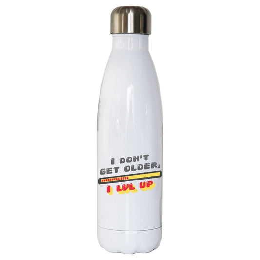 Level up funny water bottle stainless steel reusable