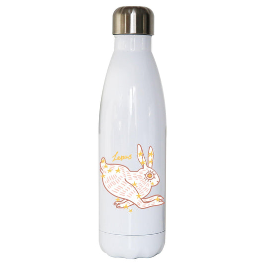 Lepus illustration design water bottle stainless steel reusable