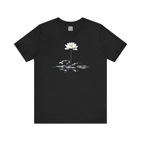 Lotus Flower Graphic Tee Style001