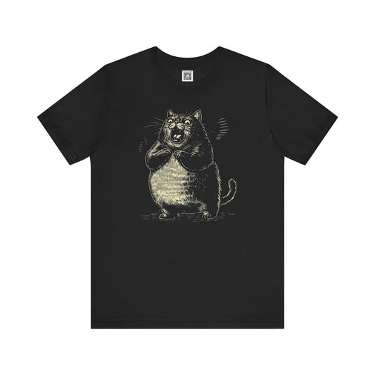 Funny Cat Graphic T-Shirt Style007