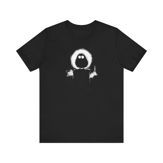 Mysterious Fuzzy Creature Graphic Tee Ã¢â‚¬â€œ Black