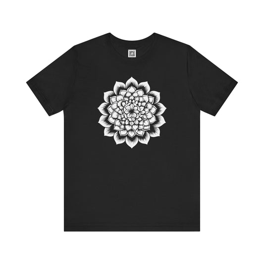 Lotus Flower Graphic Tee Style002