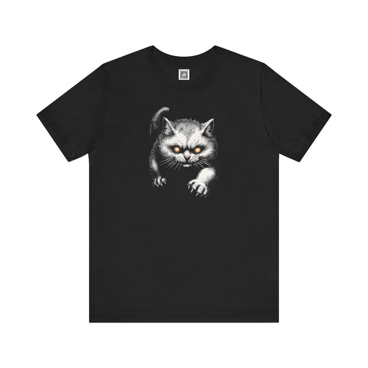 Mystical Cat Graphic Tee Style006