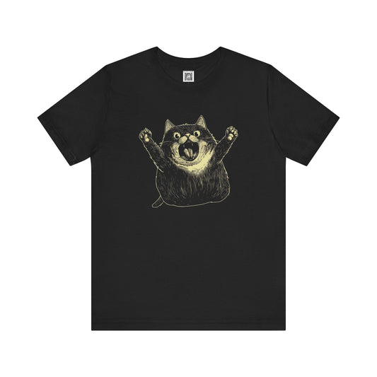 Funny Cat Graphic T-Shirt Style001