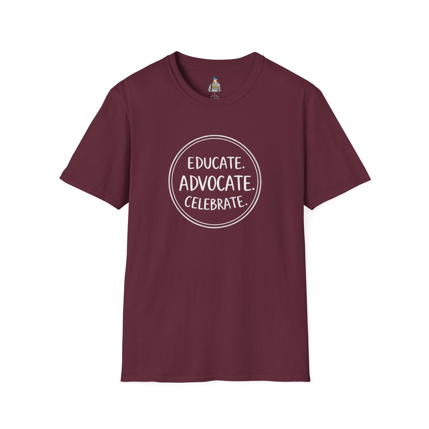 Unisex Incognito Pride T-Shirt - Educate. Advocate. Celebrate.