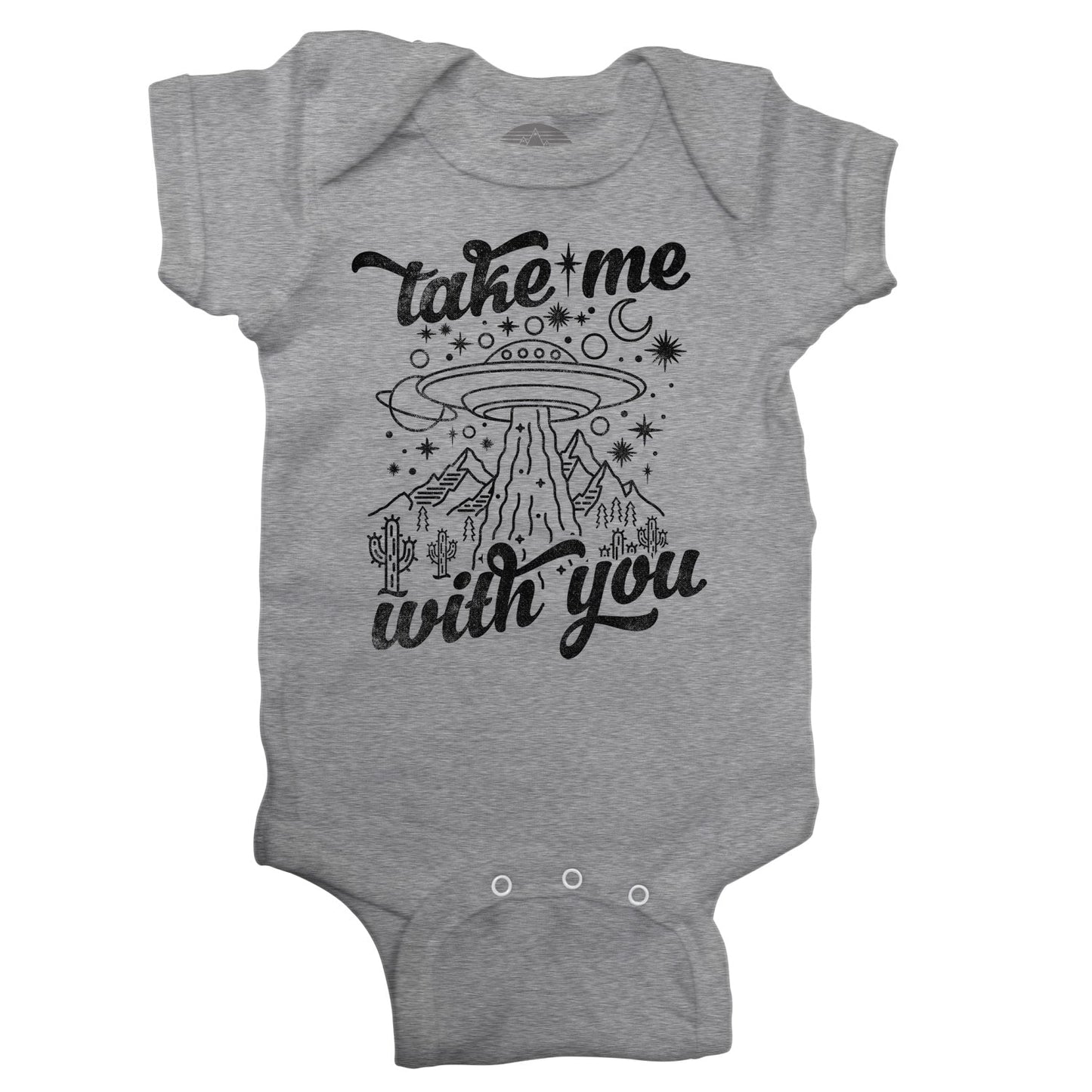 Take Me With You Alien UFO Shirt Infant Bodysuit - Unisex Fit
