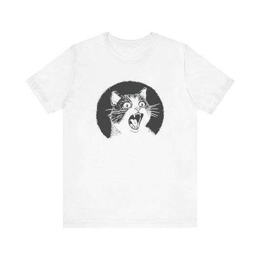 Black Cat Graphic Tee Style001