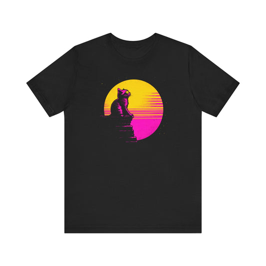 Retro Cat Graphic Tee