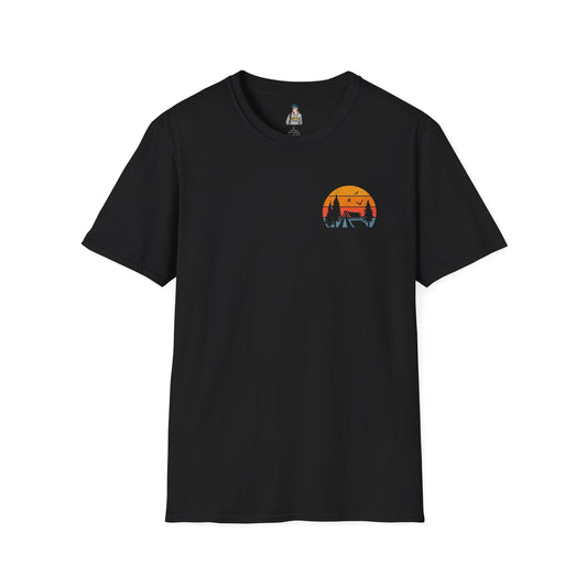 Unisex Softstyle T-Shirt - 'I'd Rather Be Camping' Adventure Tee