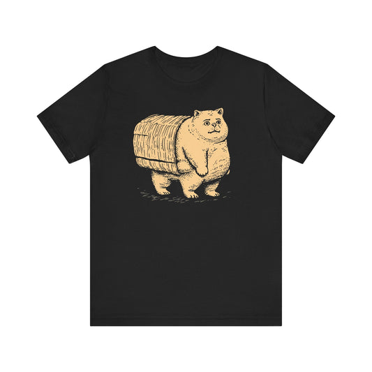 Cat Carrying Basket Graphic Tee