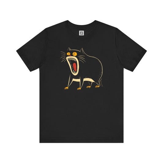 Screaming Cat Graphic Tee Style008