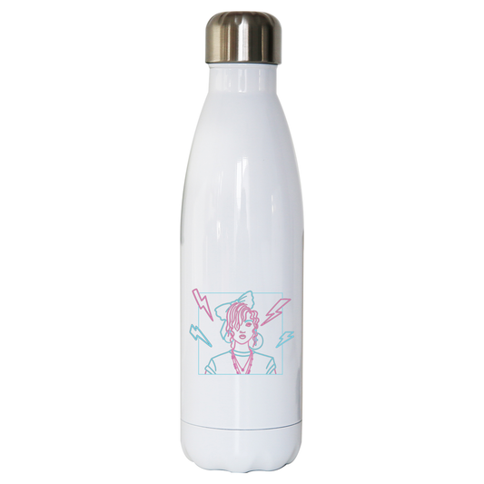 80's girl water bottle stainless steel reusable