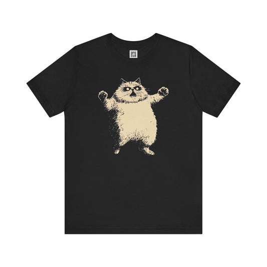 Funny Cat Graphic Tee Style001