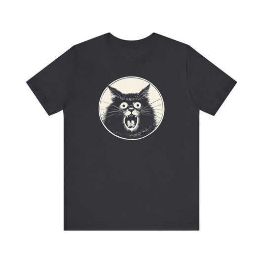 Screaming Cat Graphic Tee Ã¢â‚¬â€œ Vintage Style Cat Lover Shirt