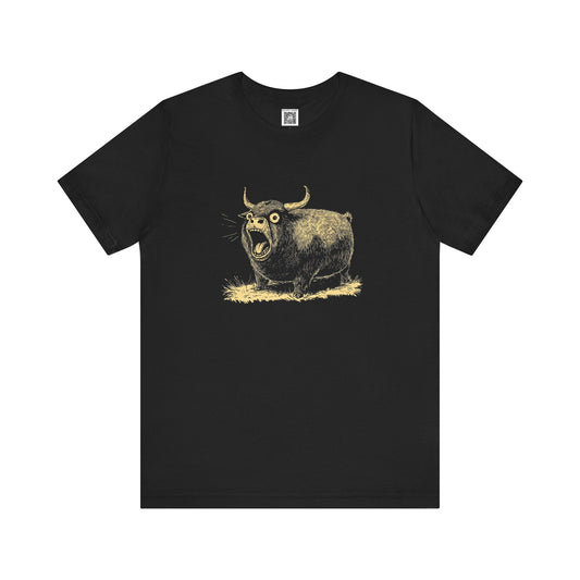 Graphic Tee with Unique Animal Design Style001