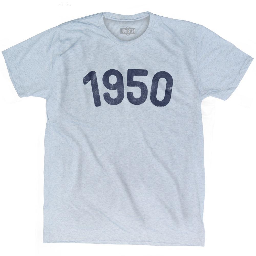 1950 Year Celebration Adult Tri-Blend T-shirt Style001