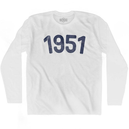 1951 Year Celebration Adult Cotton Long Sleeve T-shirt Style001