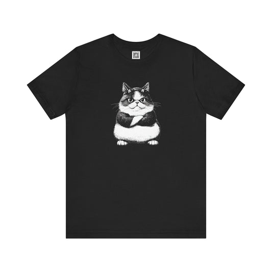 Funny Cat Graphic T-Shirt Style017