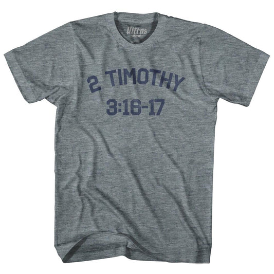 2 Timothy 3 16-17 Womens Tri-Blend Junior Cut T-Shirt