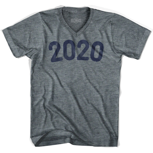 2020 Year Celebration Adult Tri-Blend V-neck Womens T-shirt