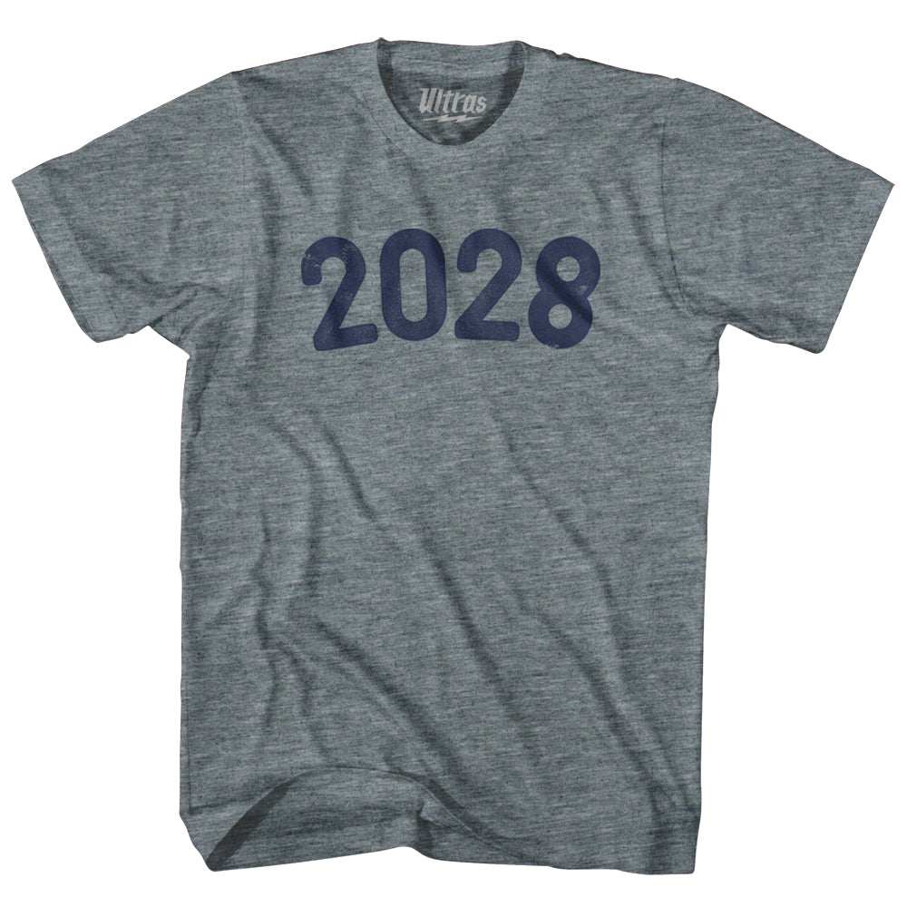 2028 Year Celebration Adult Tri-Blend T-shirt Style007