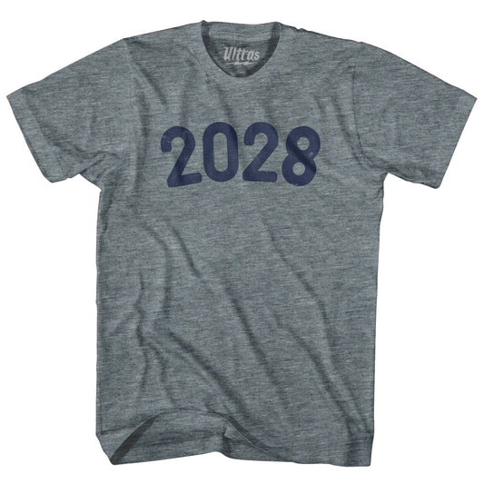 2028 Year Celebration Adult Tri-Blend T-shirt Style007