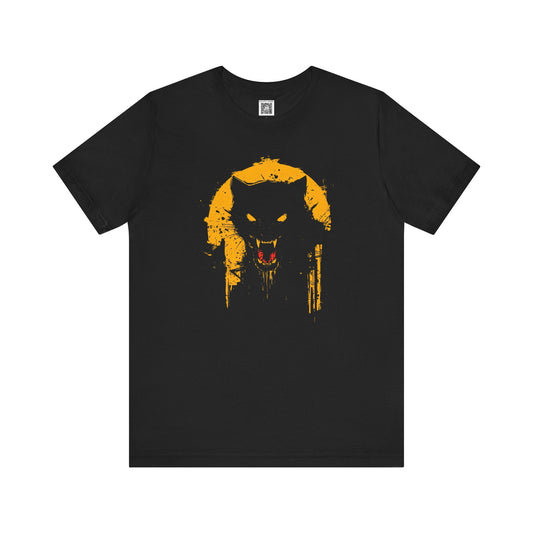 Fierce Black Cat Graphic Tee Style001