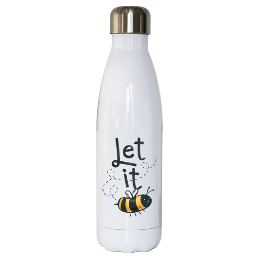 Let it bee water bottle stainless steel reusable