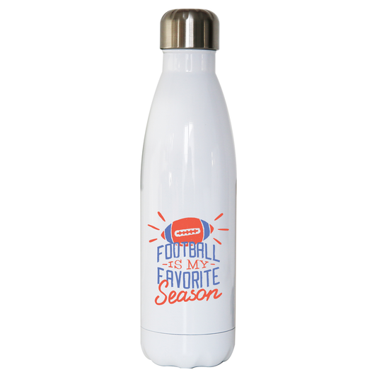 Football season water bottle stainless steel reusable