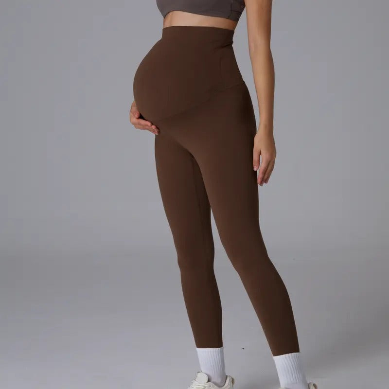 Colorfulkoala Womens Maternity Leggings Dreamlux Pregnancy Leggings Over The Belly 25" / 28" Inseam Soft Workout Activewear Yoga Pants