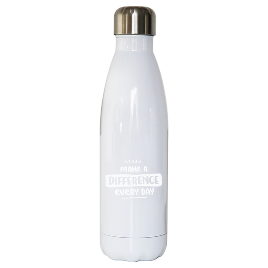 Make a difference water bottle stainless steel reusable
