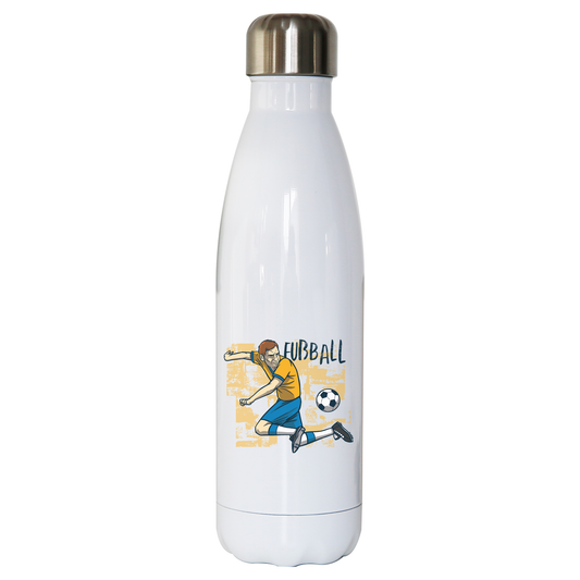 Soccer German water bottle stainless steel reusable