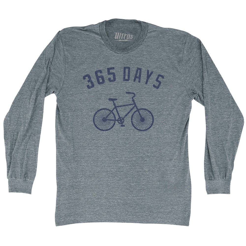 365 Days Bike Adult Tri-Blend Long Sleeve T-shirt Style002