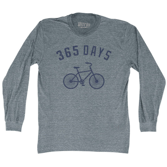 365 Days Bike Adult Tri-Blend Long Sleeve T-shirt Style002