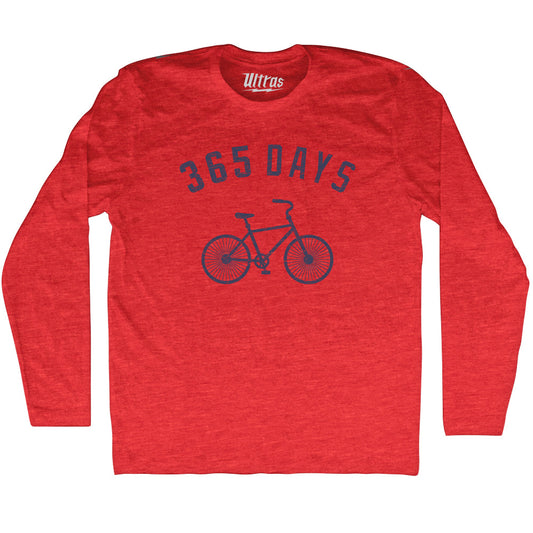 365 Days Bike Adult Tri-Blend Long Sleeve T-shirt Style001