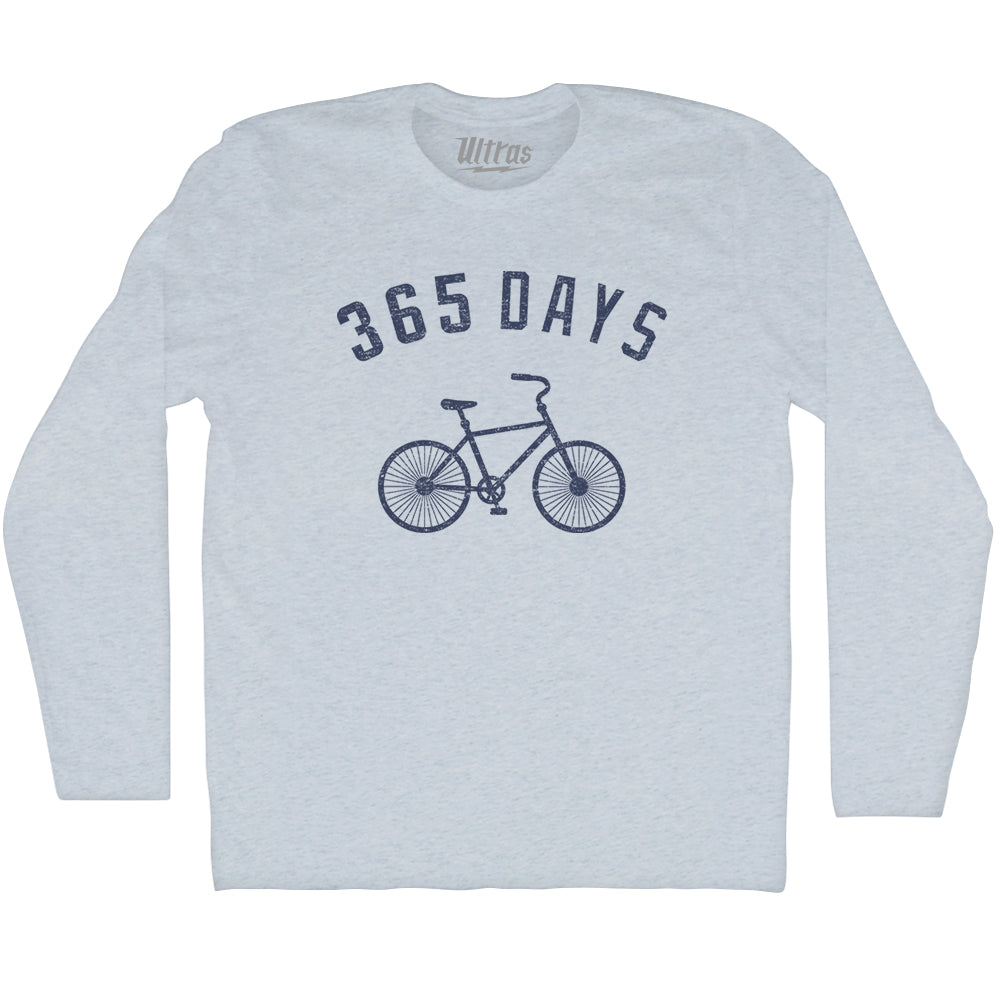 365 Days Bike Adult Tri-Blend Long Sleeve T-shirt Style003