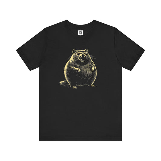 Graphic Tee with Unique Animal Design Style002