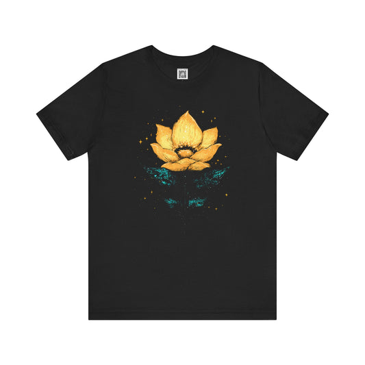 Lotus Blossom Graphic Tee Style001